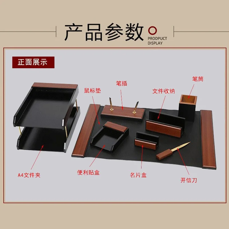 Factory Direct Compatible with Classical Style Desktop Table Table Practical Desktop Ornament Gift Belt Pen Holder Can Put Desk