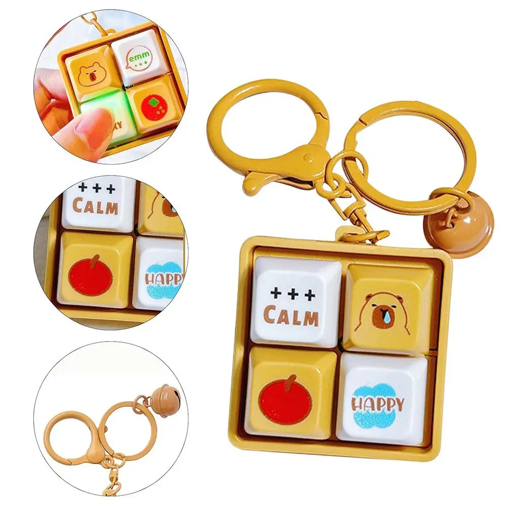 جديد شكل الماوس تململ المفاتيح الكرتون DIY بها بنفسك لوحة المفاتيح إصبع لوحة المفاتيح قبعات الإغاثة الإجهاد Keycap الهامستر المفاتيح تمرير الوقت #4