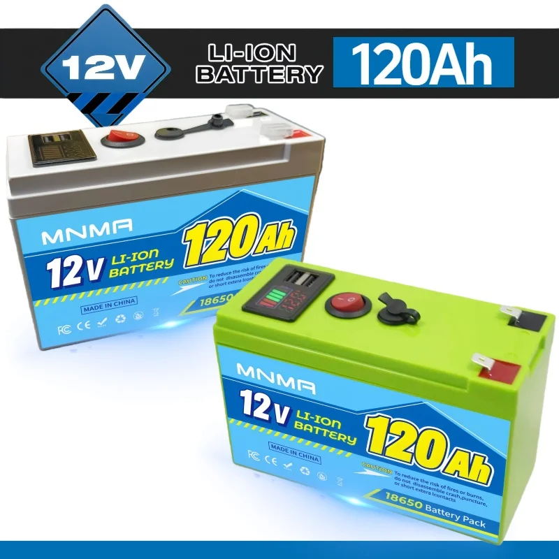 

12V Rechargeable Lithium Battery Pack 40Ah, 18650 Battery pack DC Power for Sprayer, Portable Speaker, Outdoor Camping,Toy Cars