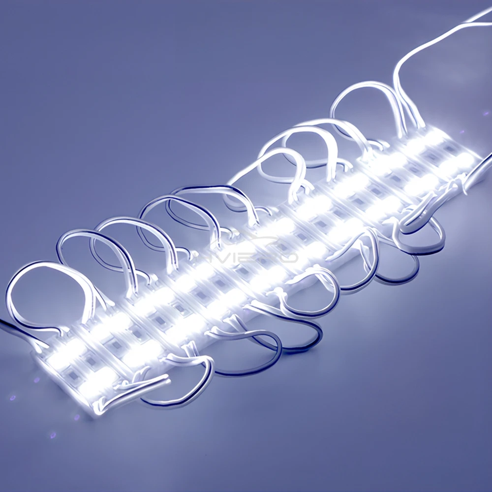 20Pcs 5054 2LED Modules Mini Led DC 12V Waterproof Backlight For Advertisement Edge Design White Warm Atmospheres TV Advertising