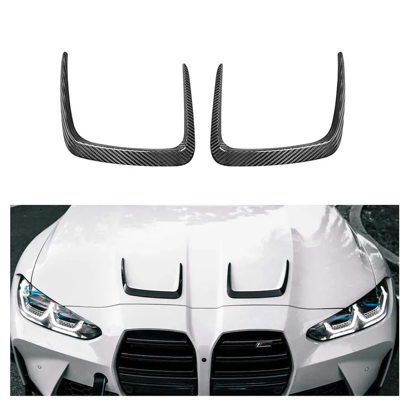 Hot selling Carbon Fiber Front Engine Bonnet With Air Flow Side Vents Fit G80 G81 G82 G83 2020-2026