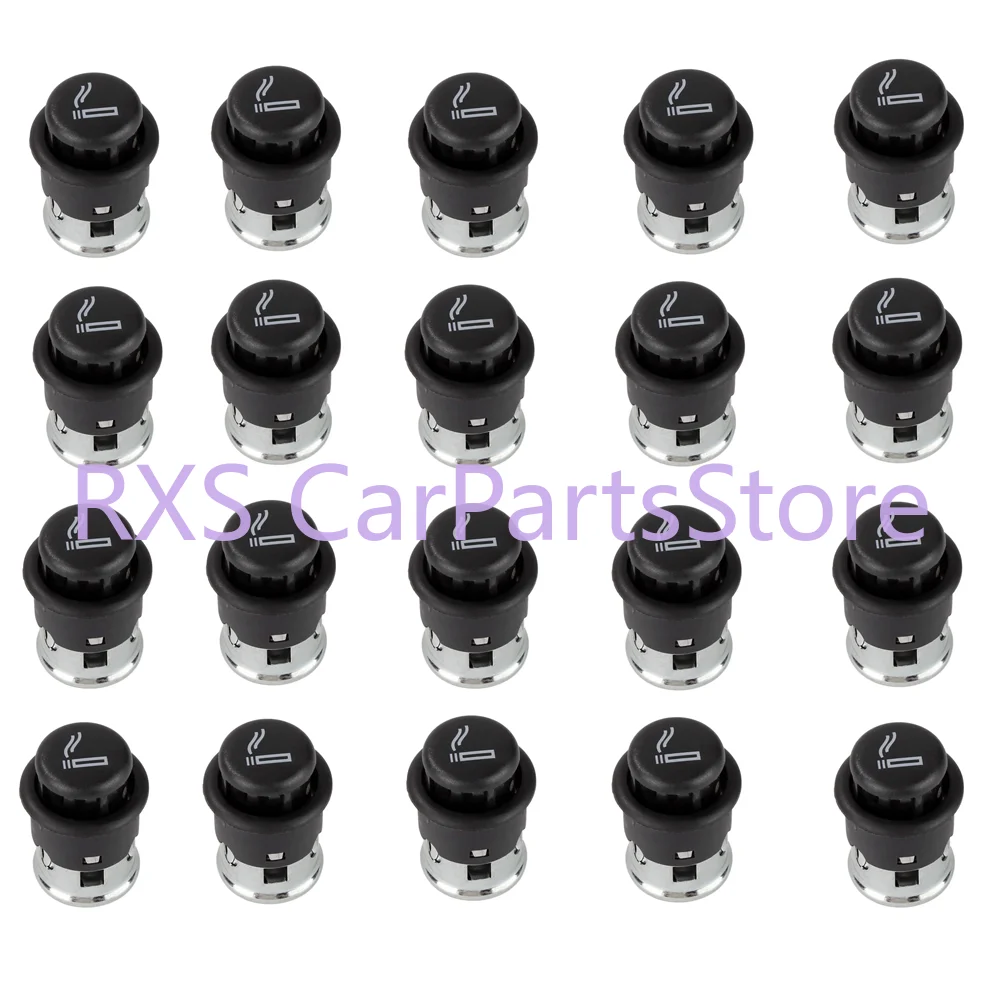 20pcs Car Cigarette Lighter Plug 1J0919307 for Bora Golf MK6 7 Passat B5 Touareg for A3 A5 A6 A7 Q3 1J0-919-307