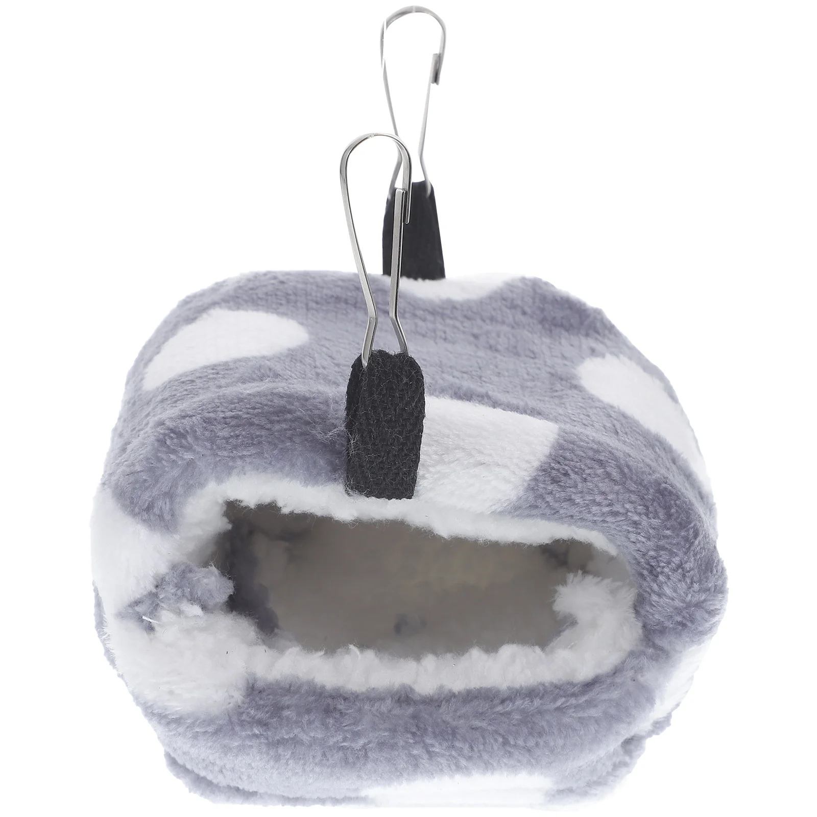 

Warm Fleece Pet Bed Hammock House For Squirrel Hedgehog Hamster Chinchilla Winter Use Insulated Nest Cage Accessory Size S