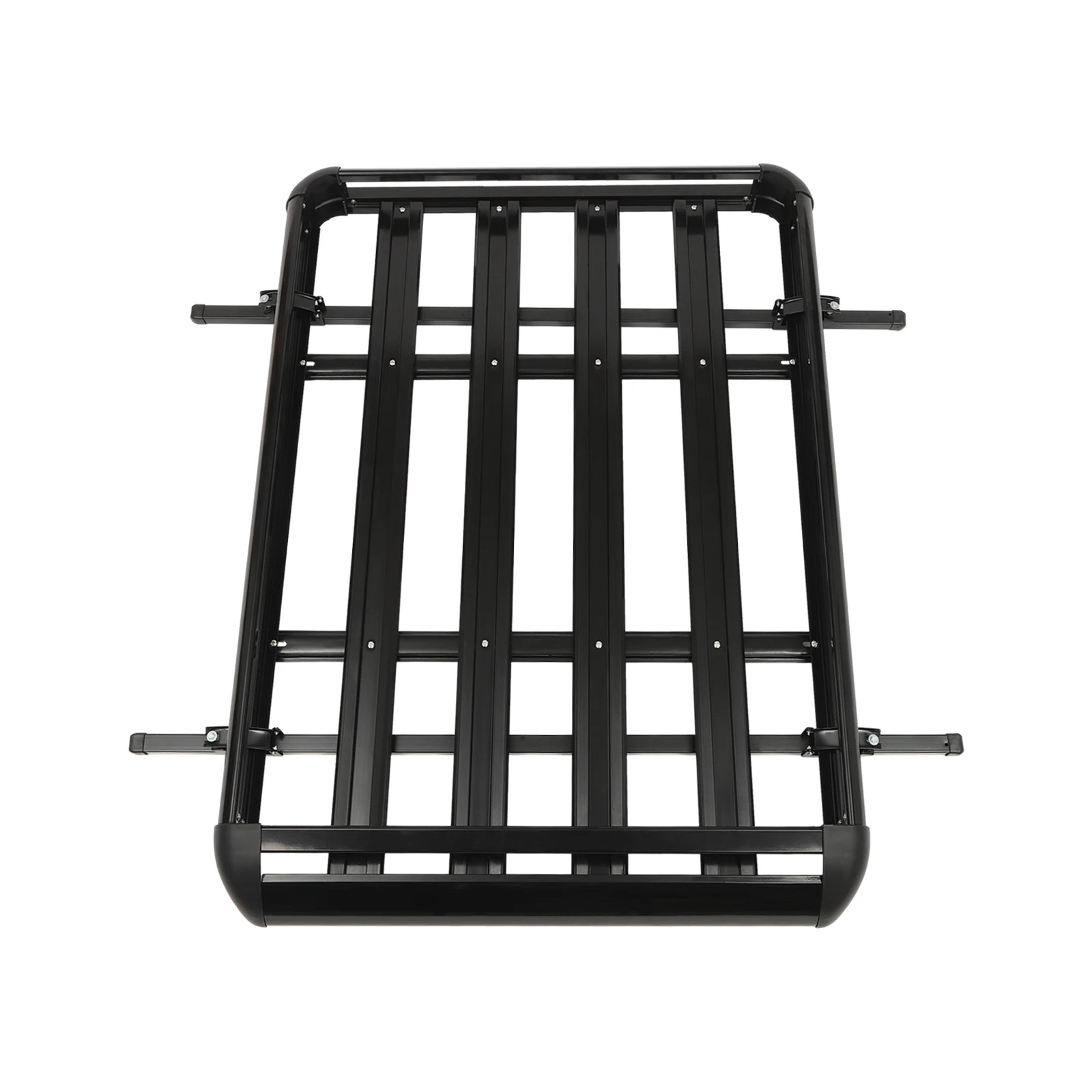 Dakdrager, 160x100cm Universele Aluminium Dakdrager voor Auto SUV, Zwarte Lichtgewicht Bagagedrager met 330lbs Capaciteit - afbeelding 2