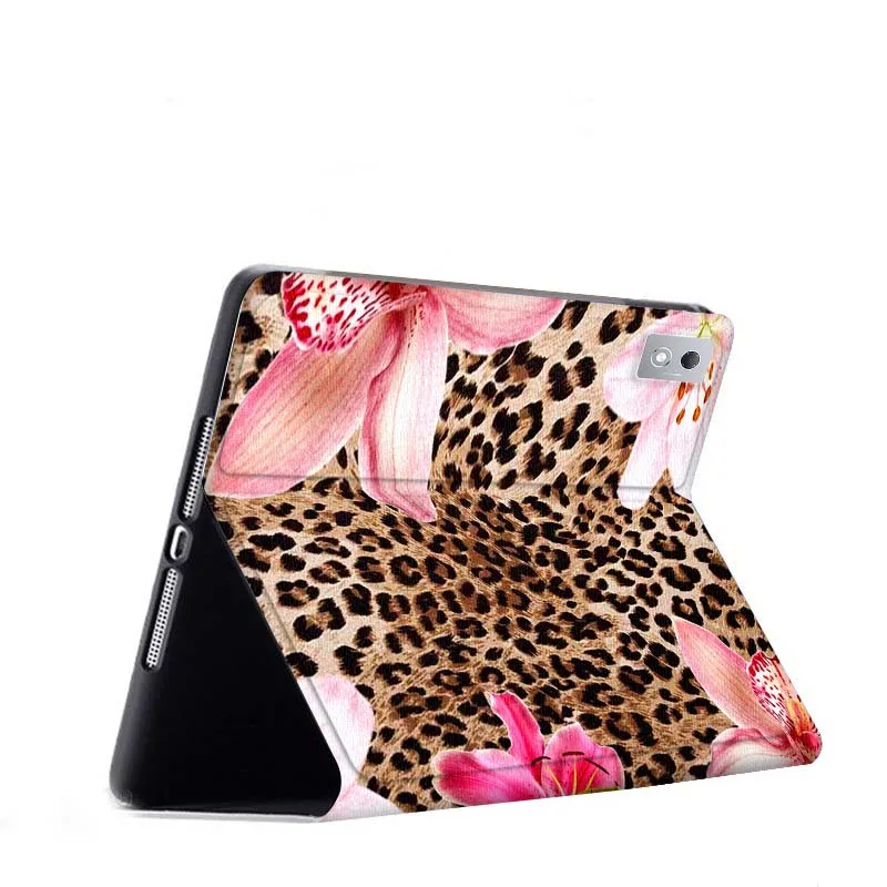 

Cherry flower leopard print Tablet Case For Xiaoxin Legion Tab Y900 Y700 K10 M10 P11 Pad Pro GT Plus 3rd Gen 4 8.8 11 11.5 Cover