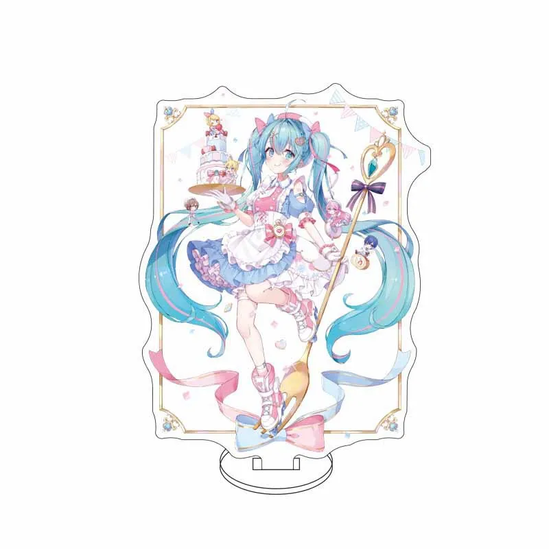 هاتسون ميكو الاكريليك حامل نموذج لوحة الديكور الأصالة مكتب الشكل عرض المشجعين هدية رئيس المنتج الكلاسيكية الكرتون نمط