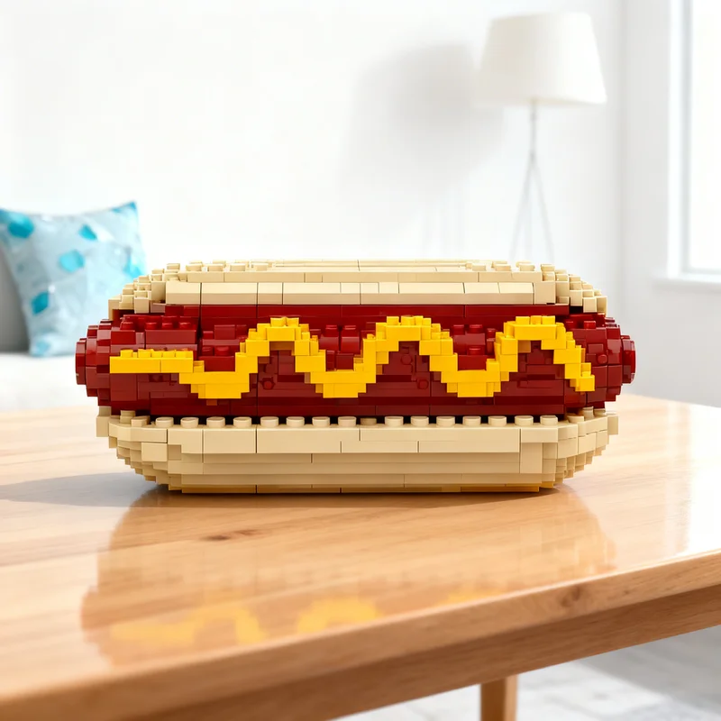 

Набор для сборки модели «Человек-хот-дог» (9288 деталей) – креативный подарок, декор для дома и офиса, для взрослых и детей