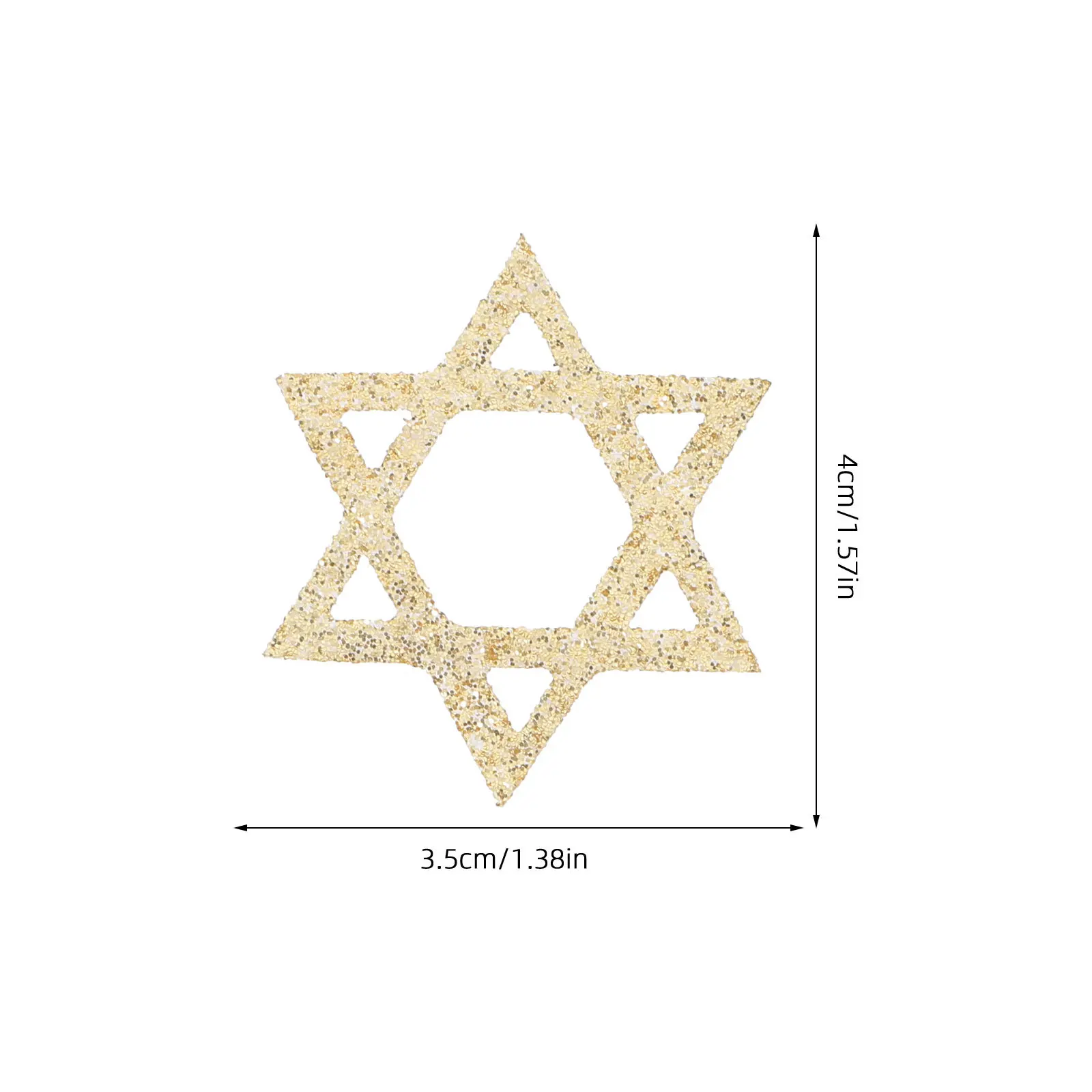 50 قطعة ديكور طاولة حفلات هانوكا مادة مستقرة على المدى الطويل استخدام متعة فريدة من نوعها عطلة زخرفة هانوكا الطرف الديكور