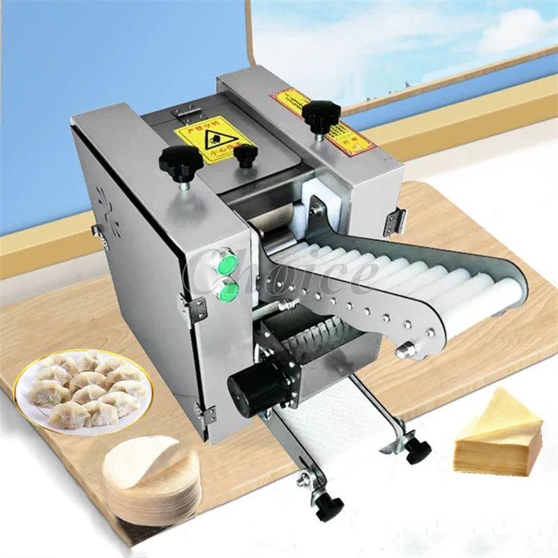 Table Mini Roti Momo Siomai Gyoza Wonton Dumpling Skin Machine Automatic Maker Dumpling Wrapper Making Machine