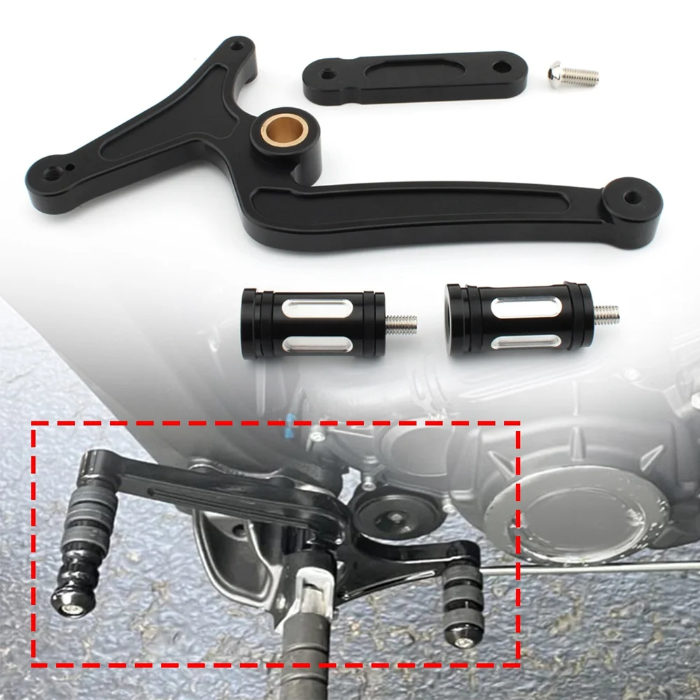 For Indian Scouts Hussar Bobber and Scout Sixty 15 Motorcycle Heel Toe Gear Shift Lever Aluminum Shifter Level Pedal Brake Pedal