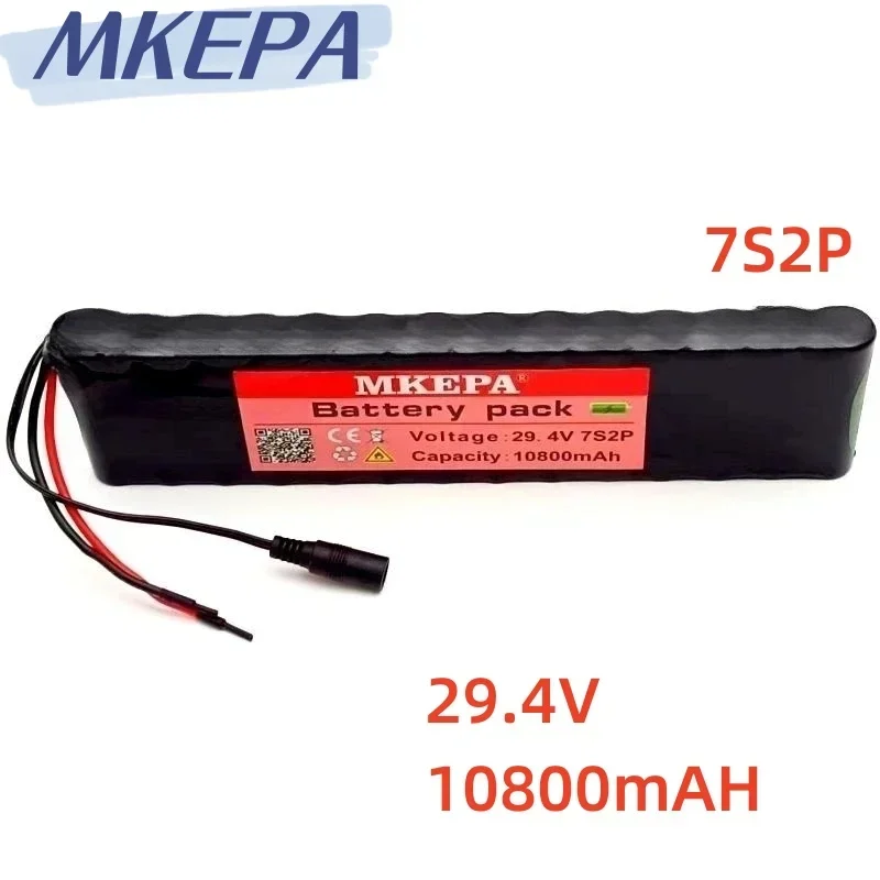 29.4V 10800mAH18650 lithium-ion battery 7s2p 29.4V 10.8A lithium-ion battery durable and free of charge for transportation