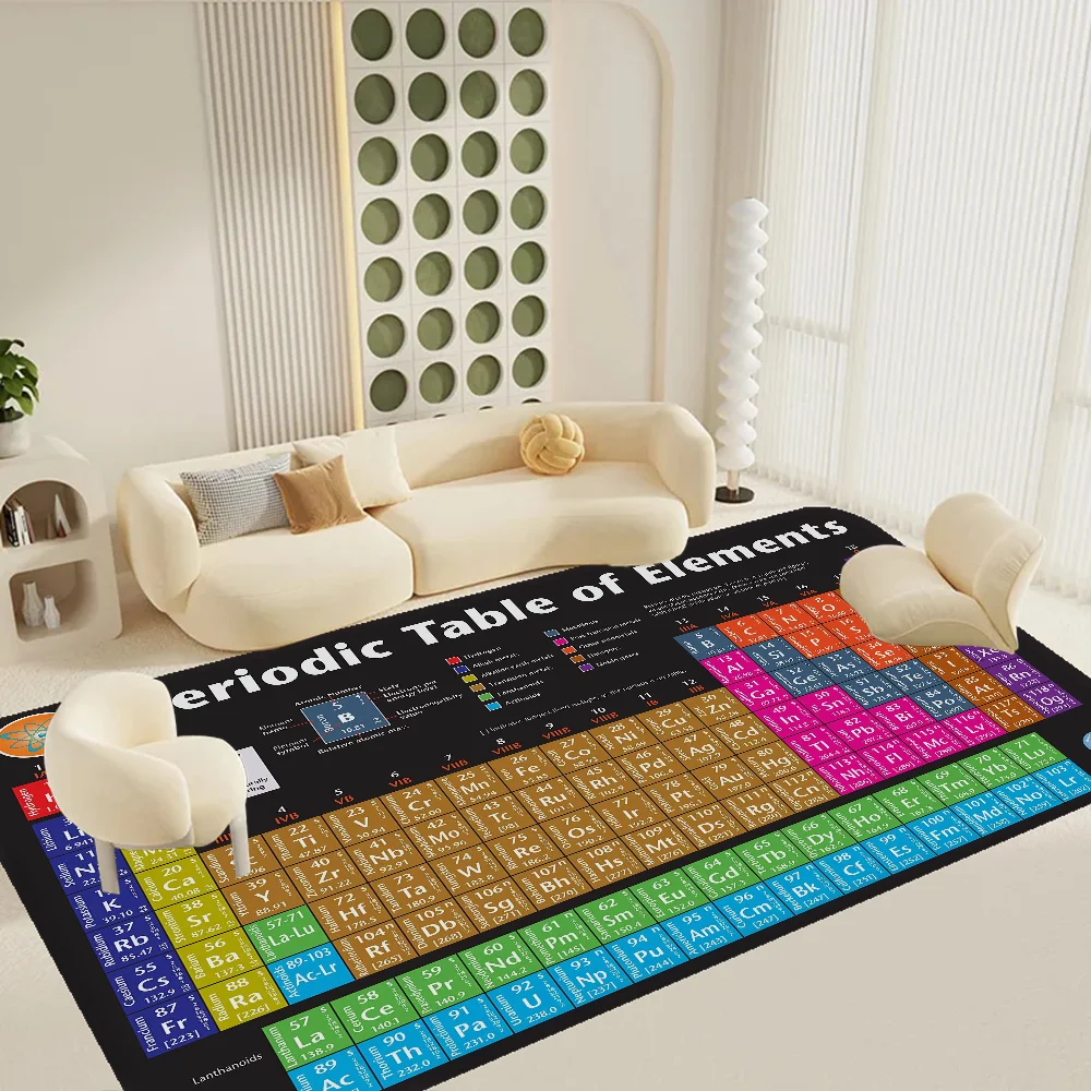 Periodic Table of Elements Kitchen Mat Cheaper Anti-slip Modern Living Room Balcony Printed Modern Home Decor