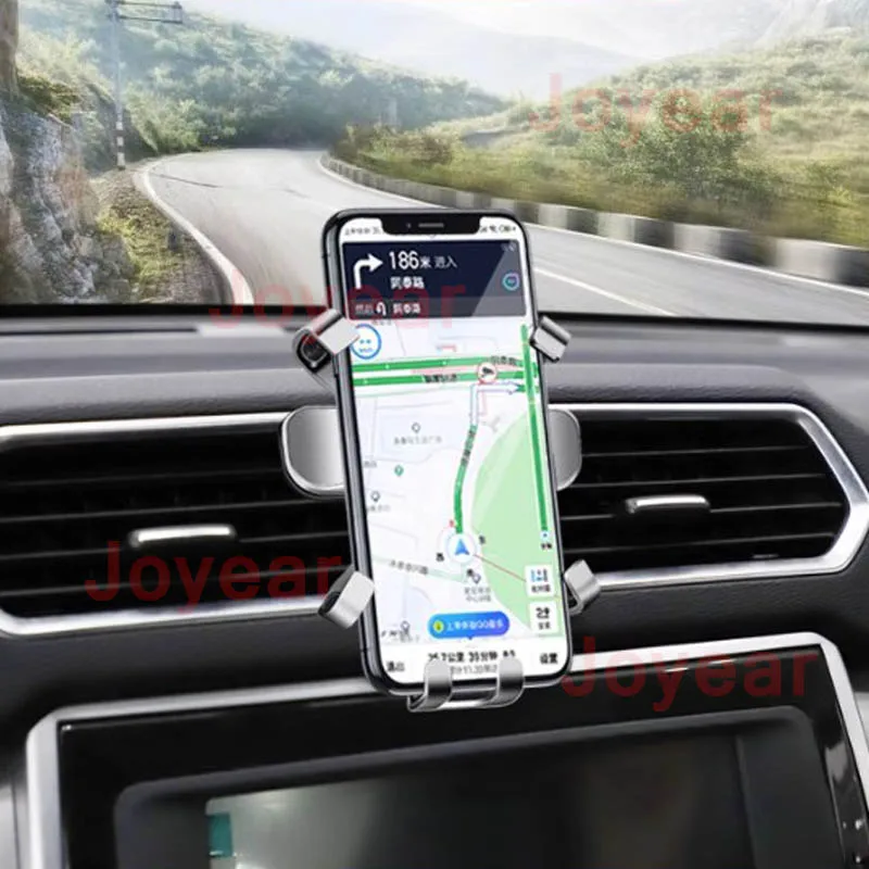 

Car Aluminium Alloy Mobile Phone Holder Navigation Bracket Center Console Dashboard Decoration for Haval Jolion 2021-2023