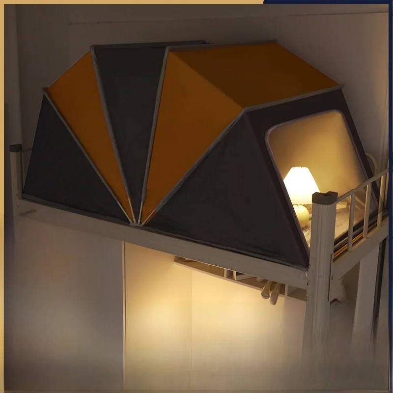 

Foldable Dustproof Mosquito Net Single Person Dormi Upper And Lower Bed No Installation Needed Sunade Strong Light Bloc...