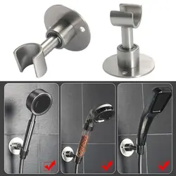 Shower Head Holder Adjustable Wall Mounted Shower Holder Self-Adhesive Showerhead Handheld Bracket Bathroom Accessories
