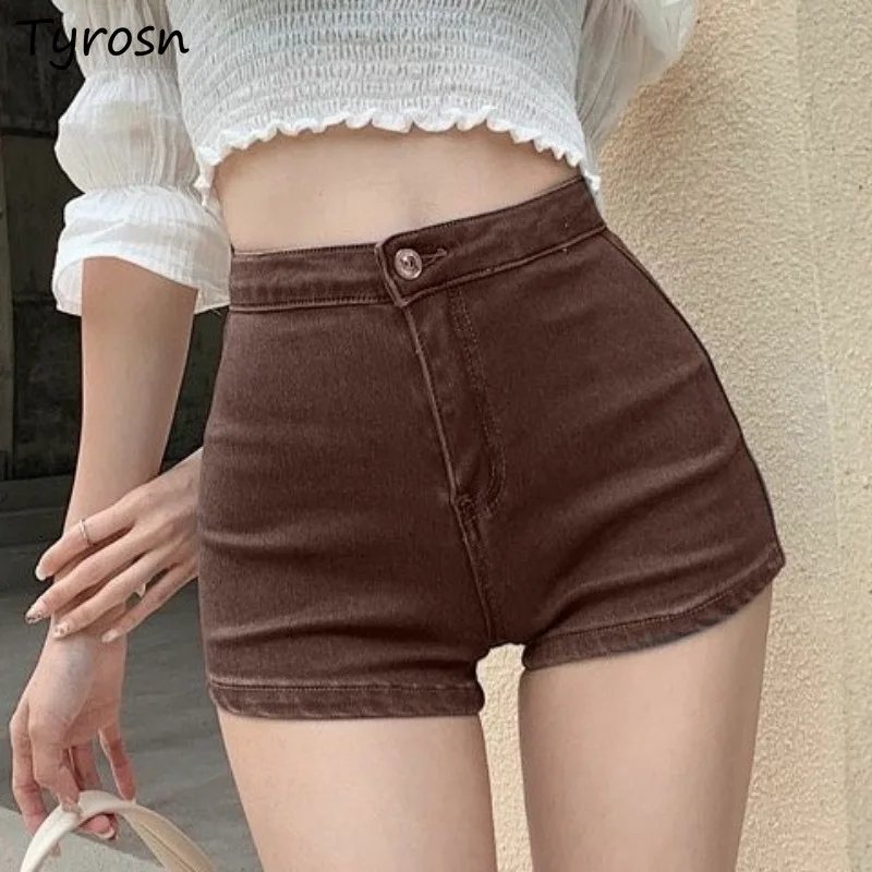 

Hotsweet Shorts Women Slim Summer Streetwear New Arrival Youth Fashion American Stylish Bottoms Denim Basic Sexy Harajuku Simple