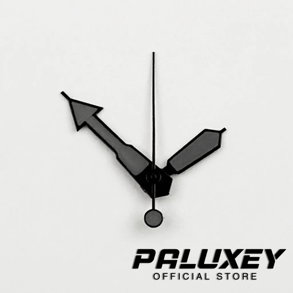 NH35 черные стрелки для часов, зеленый светящийся указатель, запасные аксессуары, подходят для механизма NH35/NH36/7S26/7S36/4R35/4R36