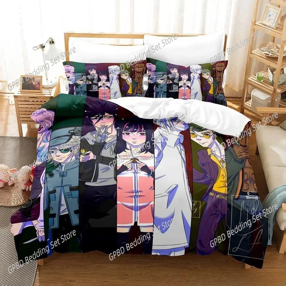 Akudama Drive Bedding Set Single Twin Full Queen King Size Bed Set Adult Kid Bedroom Duvet cover Sets 3D Anime Bed Sheet Set