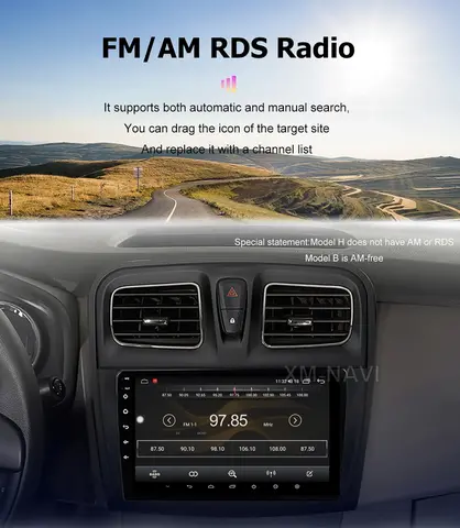 Android Auto Radio For Renault kaptur CLIO Samsung QM3 2011 - 2018 Stereo Carplay GPS Navigation System 2 din DSP DVD HU 6 best sales renault qm3 - №4