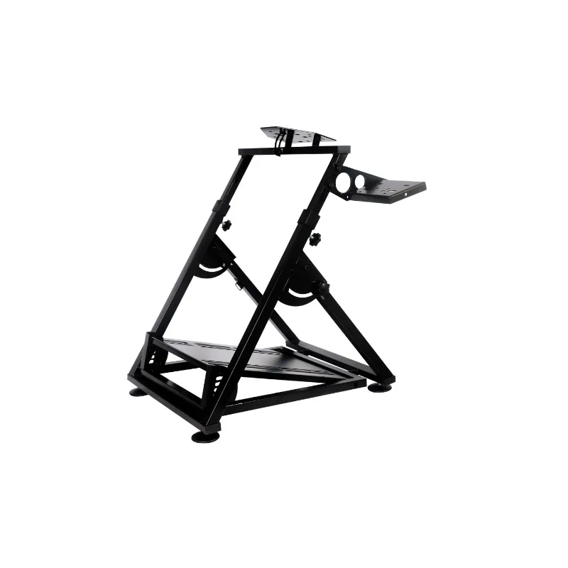 for Foldable Racing Steering Wheel Stand Height Adjustable Base Compatible with Sim Wheel