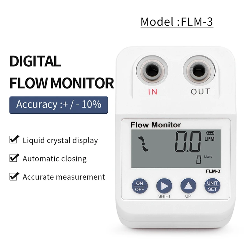 Digital Display Filter Water Flow Meter With Electronic Digital Display Monitor Filter Water Flow For Liquids Measuring