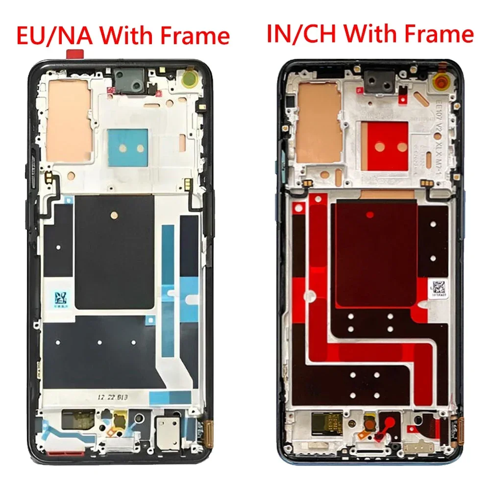 6.55\'\' AMOLED For OnePlus 9 LCD Display Touch Screen 1+9 LE2113 LE2111 LE2110 LE2117 LE2115 LCD Digitizer Assembly Replacement