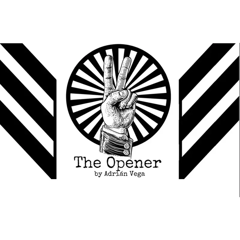 THE OPENER RED (Gimmicks and Online Instructions) by Adrian Vega Card Magic Trick Decks Close Up Performer Street Props