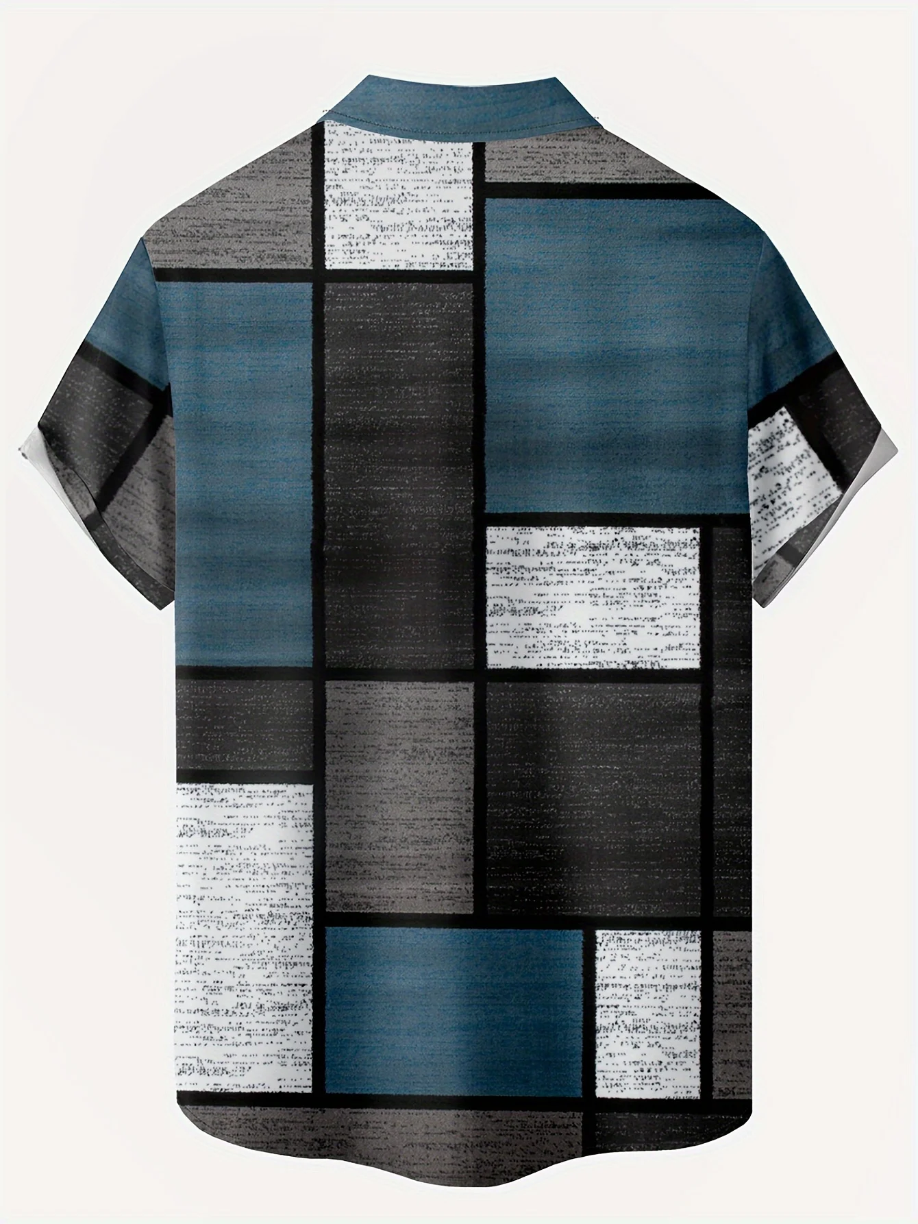 The new men's short-sleeved shirt for summer 2026 is breathable lightweight casual and fashionable with 3D printing