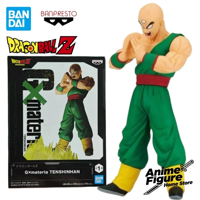 

100% оригинал в наличии Bandai GxMateria Dragon Ball Tien Shinhan, модель персонажа аниме, игрушки, настольные украшения, коллекция подарков
