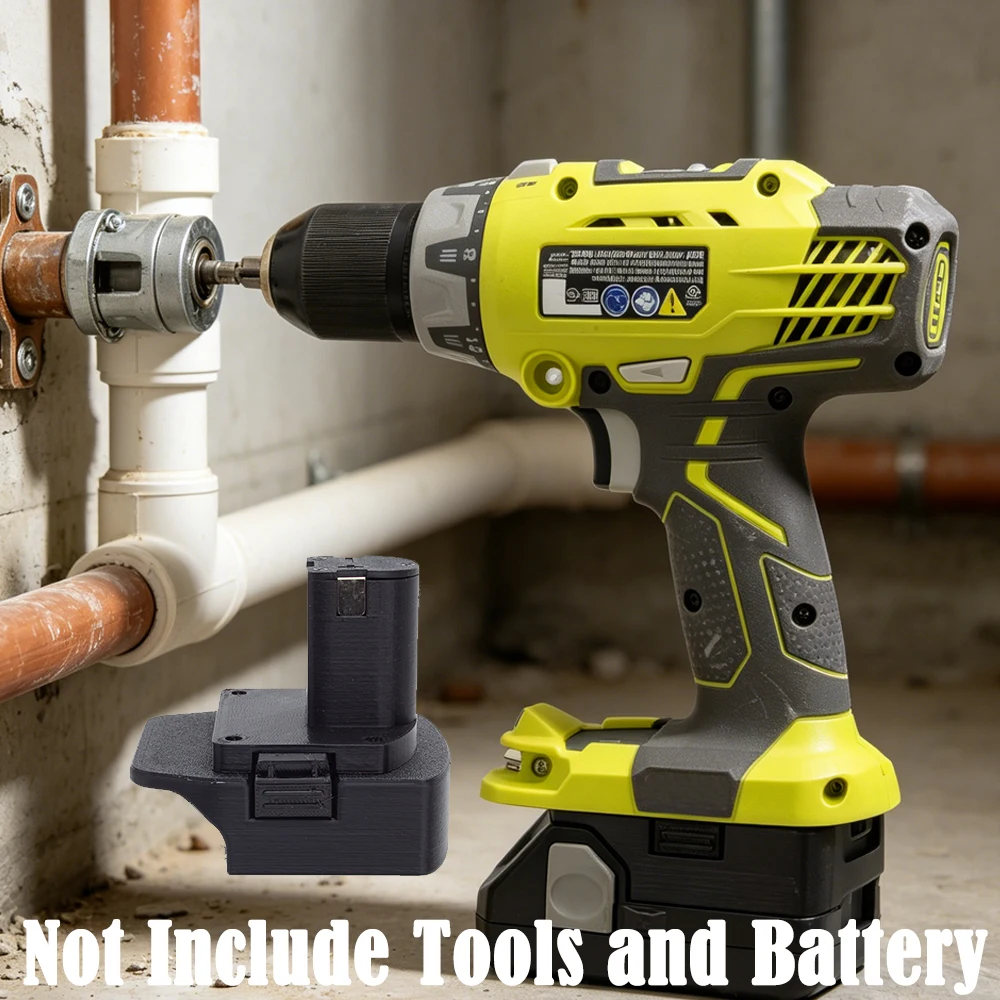 

Converter Adapter For Hitachi (HiKOKI) 18V Lithium Battery to for Roybi ONE+18V Li-ion Power Tools Accessories (No Battery)