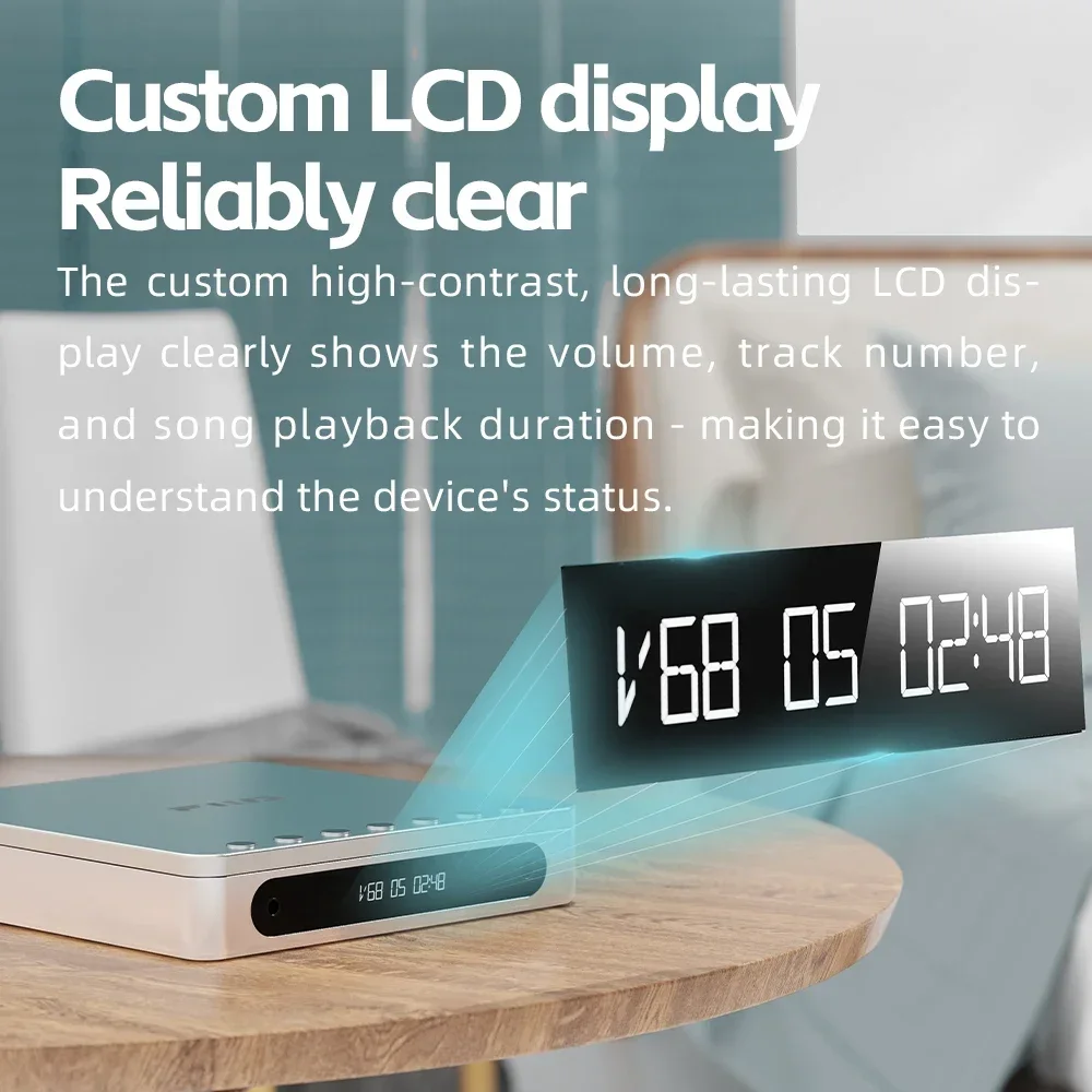 Fiio Dm13 Multifunctional Portable Stereo Cd Player With Long-Lasting Battery, Supports Usb Ripping, Optical/Coaxial/3.5mm/4.4mm