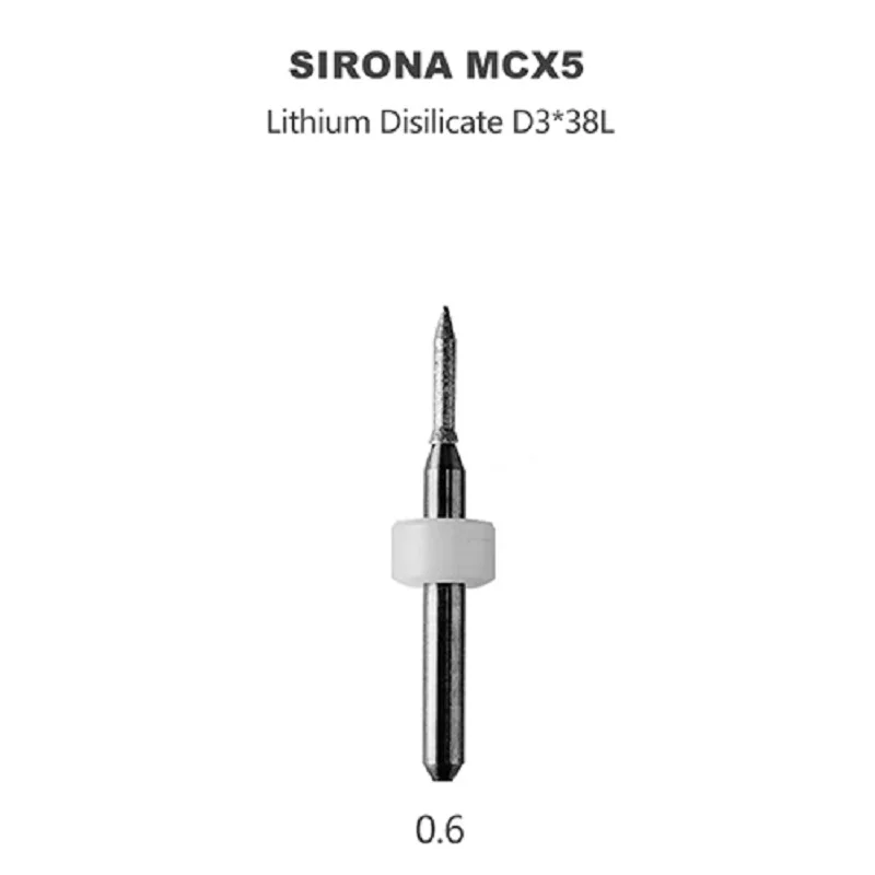 Sirona MCX5 zirconia and emax dental milling burs D3mm