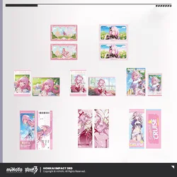 Sunsyea Honkai Impact 3rd Official Merch From miHoYo Theme Series Laser Tickcts Postcards Elysia Herrscher of Human EGO