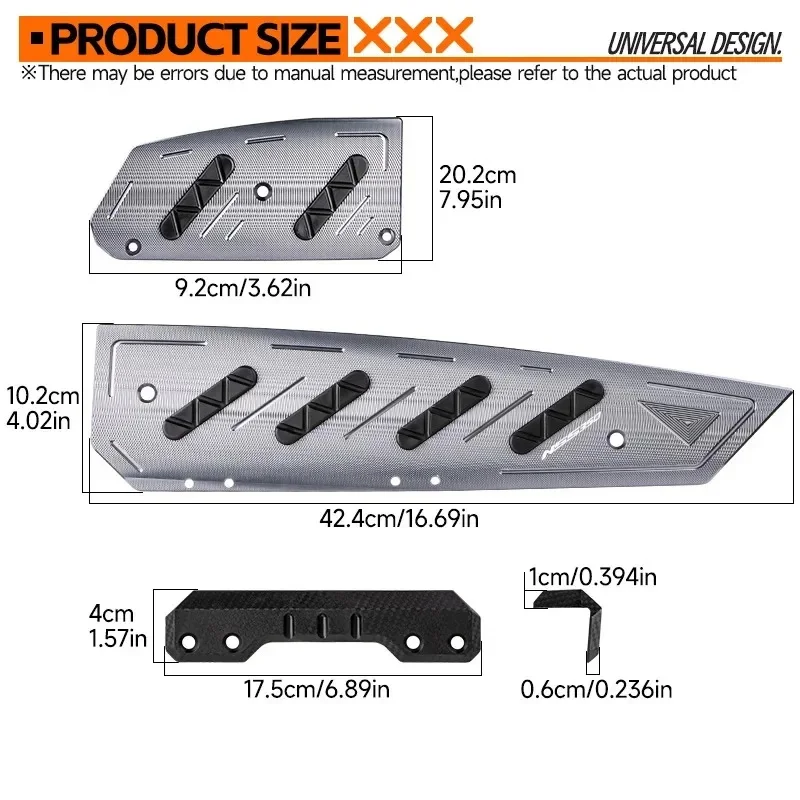 For Honda Forza350 FORZA 350 NSS 350 2018-2024 2023 Motorcycle Accessories Footrest Footboard Step Footpad Pedal Plate Foot Pegs