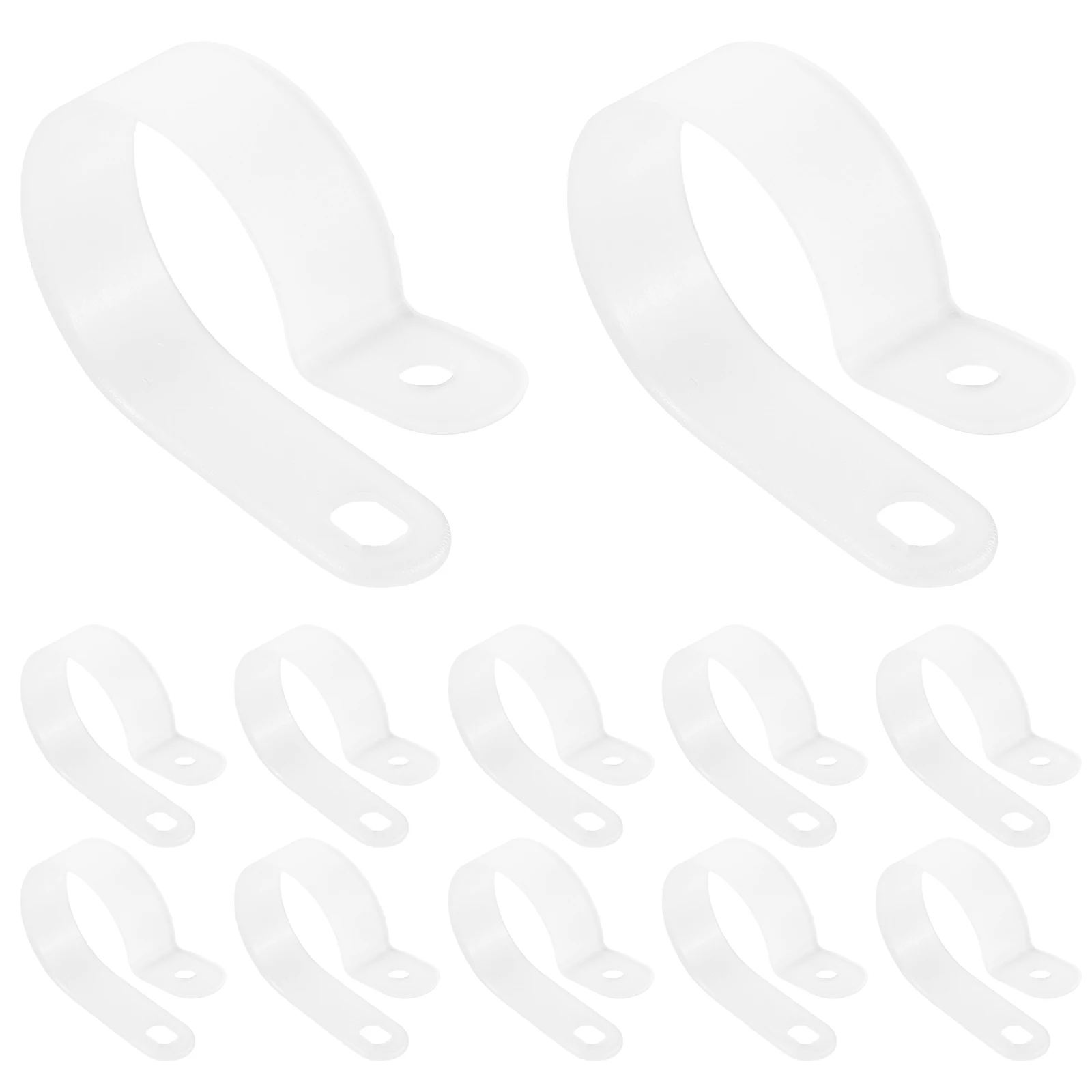 

20pcs Cable Wire Clips Outdoor Light R Shape Mounting Clamps 21-25Mm Diameter Wire Management Organizer Cord Holder For