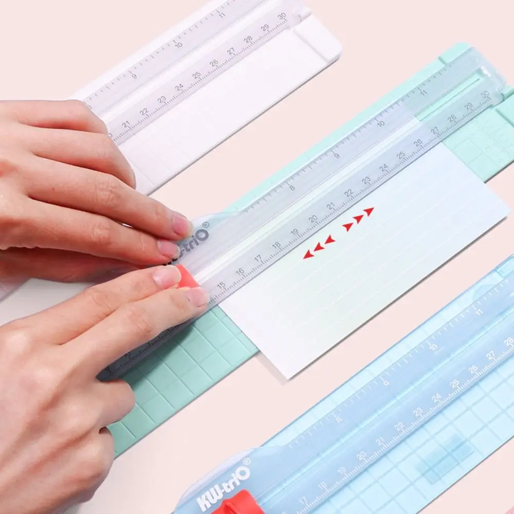 A3/A4 Paper Cutting Paper Cutter Bidirectional Portable Paper Cutting Machine with Pull-out Ruler Paper Cutting Tool