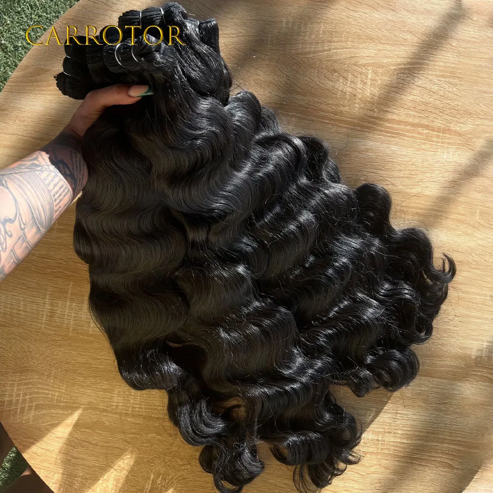 

Натуральные черные пучки волос с естественной волной, вьетнамские накладные пряди для женщин, 100% натуральные человеческие волосы для наращивания