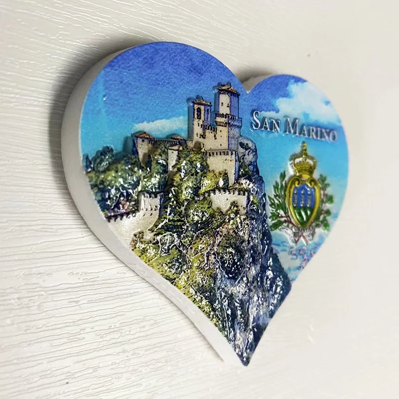 SAN Marino 3D Refrigerator magnets Tourist souvenirs Refrigerator magnets decoration supplies Collection Arts and crafts gifts