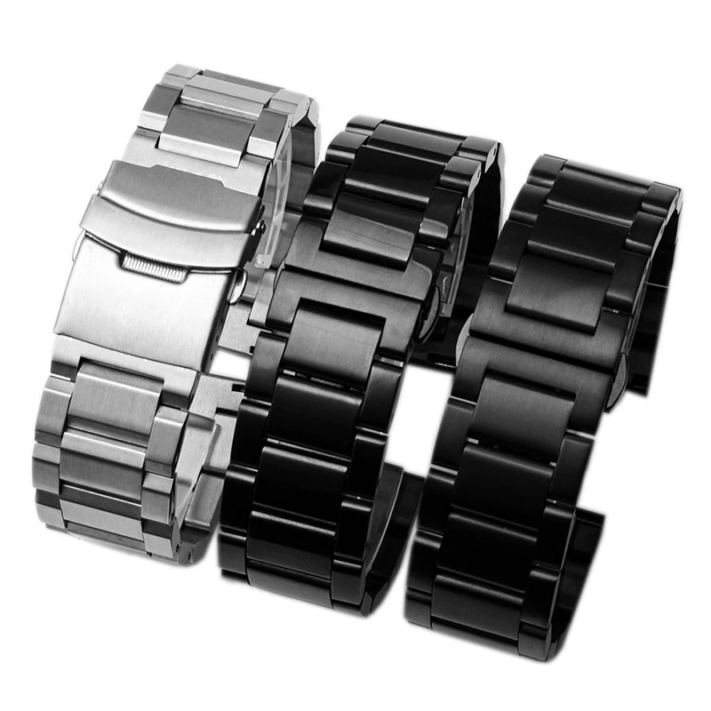 Stainless Steel Strap for Citizen Eco-Drive Bm8475/7405 for Orange Tissot Speed Chi Black 22mm 23mm Watchband