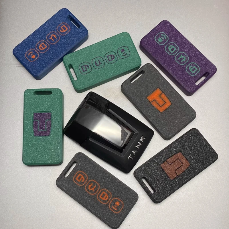 Car Remote Key Fob Shell Cover for GWM Tank 300 400 500 700 4-Buttons Modified Replacement Key Case Protective Accessories