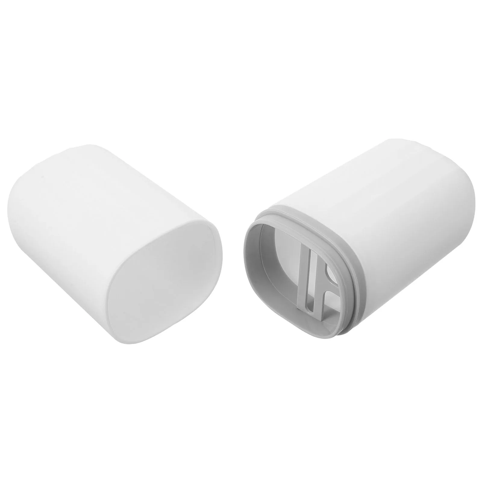 Toothbrush Holder Box for Travel Lightweight Compact Design Toothpaste Case Storage Toothbrush Storage Holder White Small