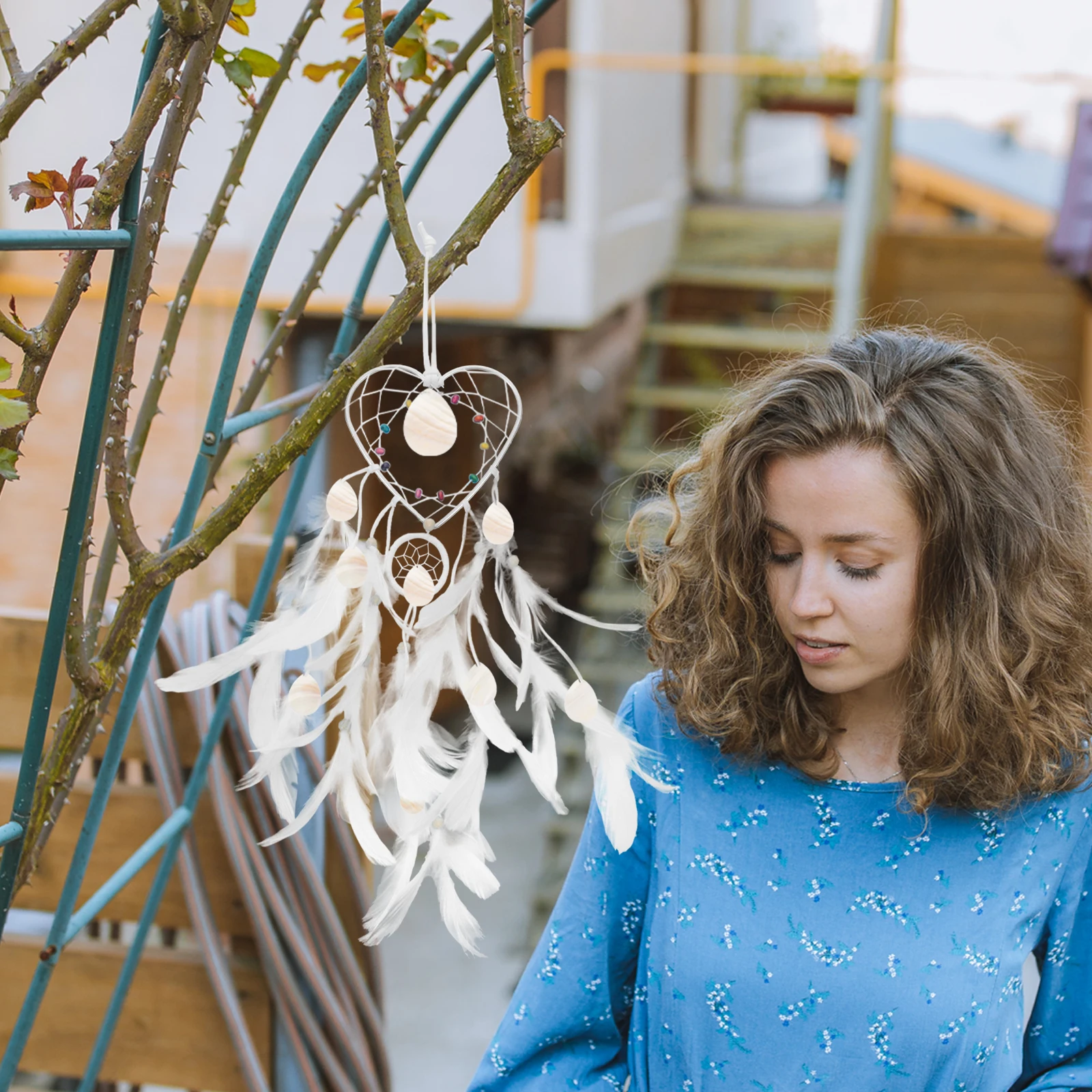 

10Pcs Metal Heart Shaped Wire Craft Rings Strong Hoops for DIY Dreamcatcher Macrame Heart Frame Wire Wreath Dream Catcher Frame