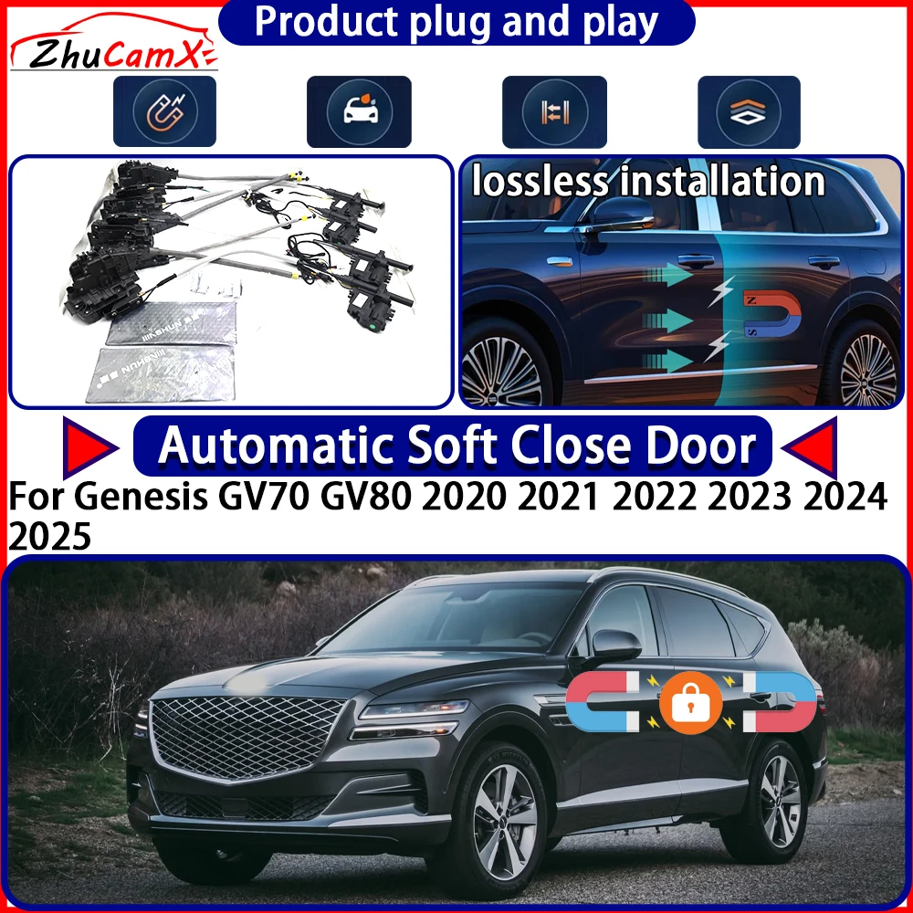 Door Lock Actuator for Genesis GV70 GV80 2020 2021 2022 2023 2024 2025 Soft Close Door Kit Power Latch System Auto Pull Door