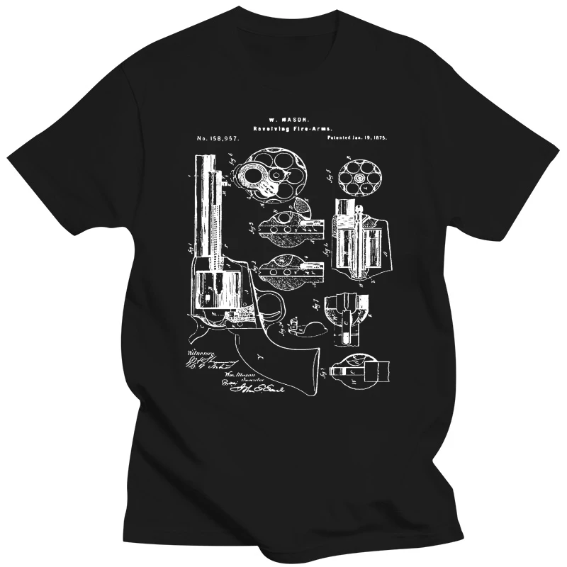 Colt Peacemaker Pistol Patent Shirt Cowboy Shirt Colt Revolver Six Shooter