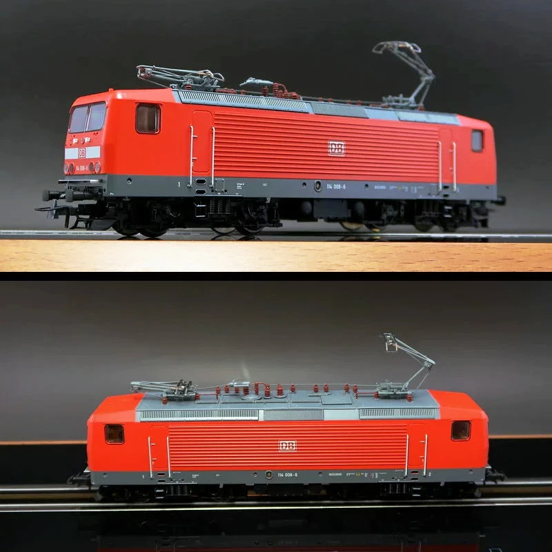 ROCO Train Model HO 1/87 BR114 Electric Locomotive Classic DB Painting Original Digital Sound Effect Version Rail Car Toy