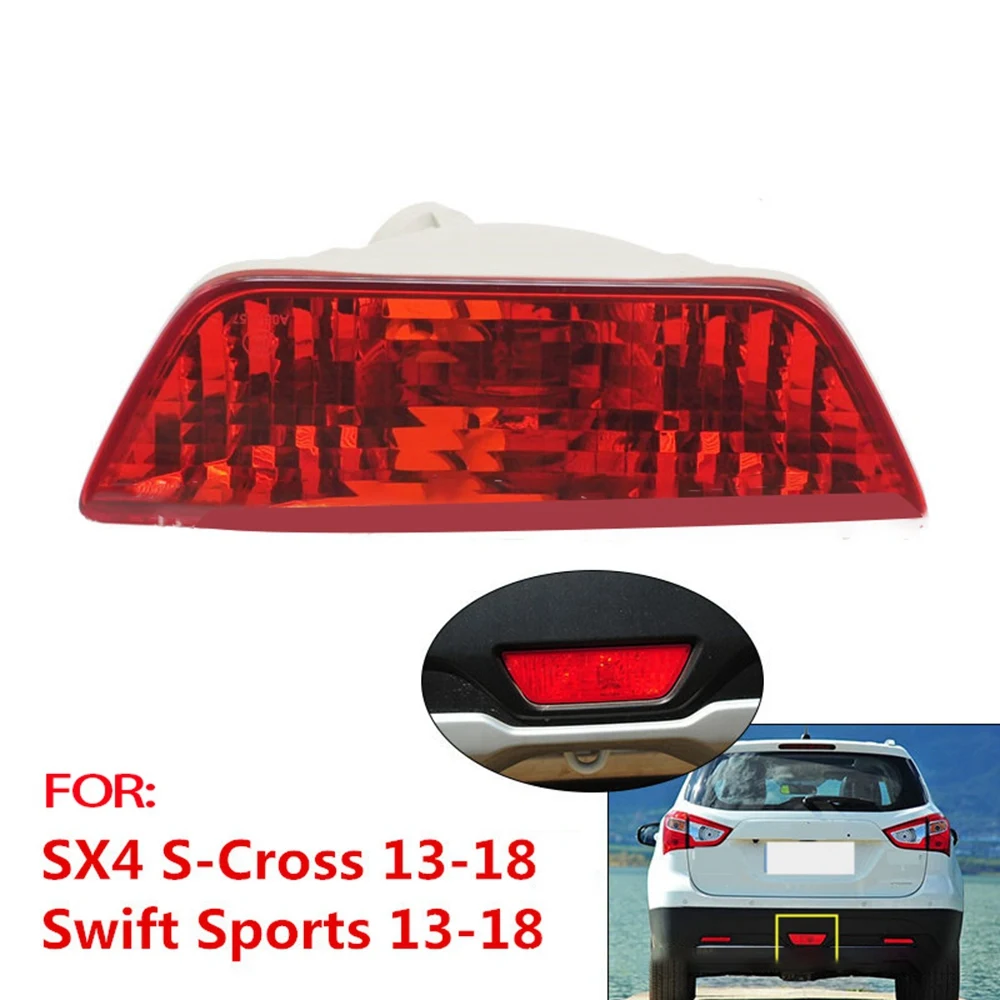 Car Warning Light LED Rear Bumper Light Taillight Brake Reflector Light for Suzuki SX4 S-Cross Swift Sports