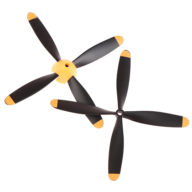 2PCS High Quality RC 4 Blades Propeller For 761-5 P-51D 761-8 F4U 761-9 T28 761-11 BF109 761-12 Spitfire RC Plane Replacement