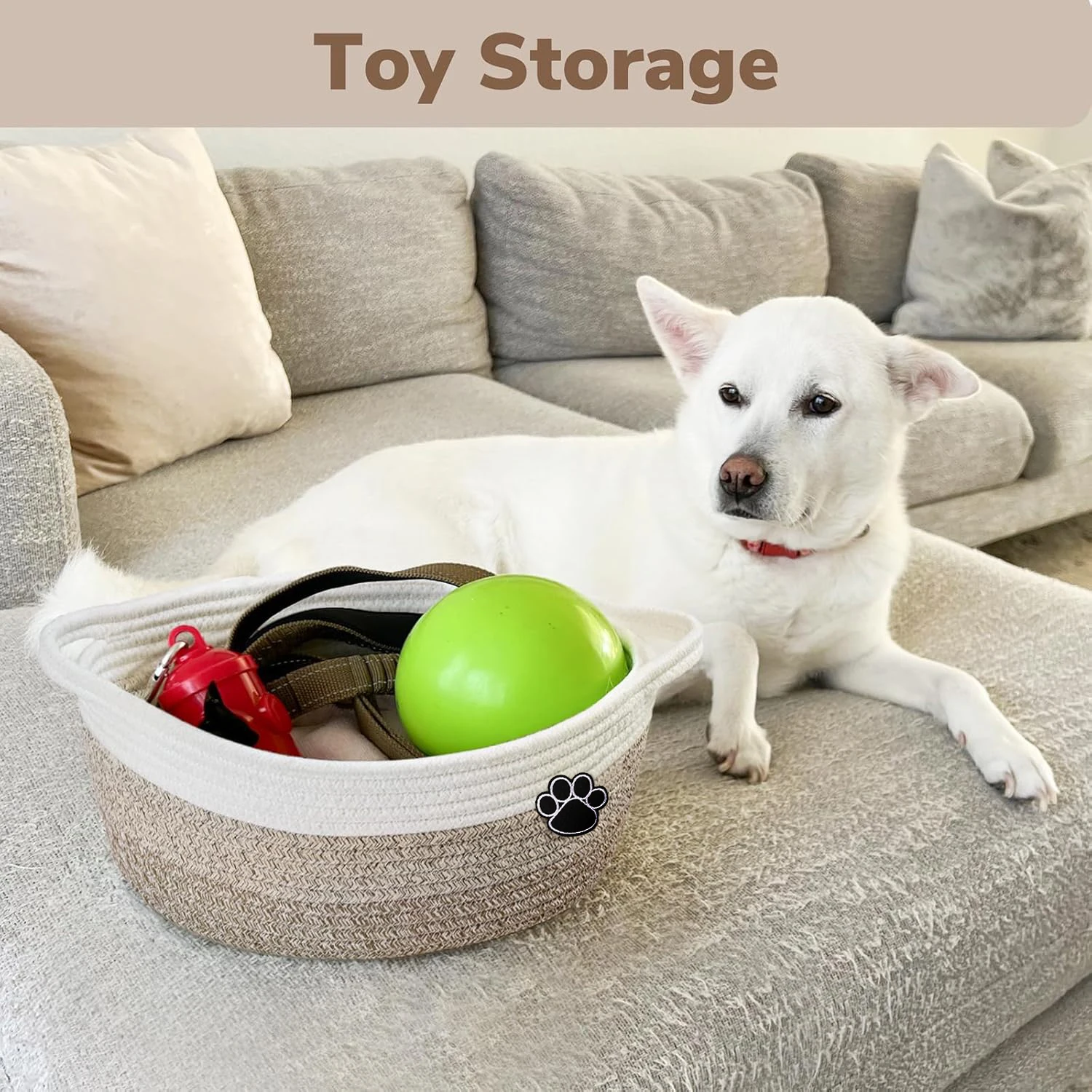 Dog Toy Basket Small Gift Bask - đánh giá và giá Baby Nursery Fabric