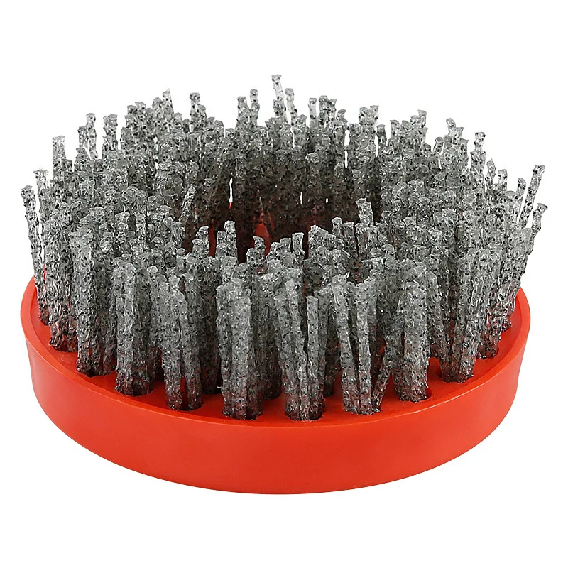 1 Stück 4 Zoll 110mm Schleifbürste aus Nylon für Stein, Marmor, Granit, Metall, Holz, Polieren, Reinigen, Antiquieren – Detail 2