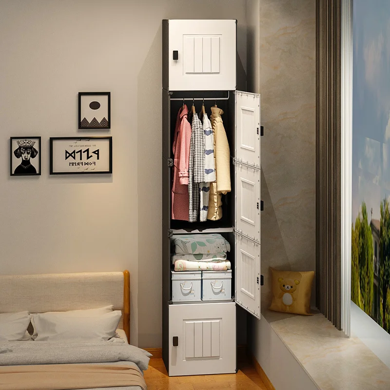 

Z Европейский шкаф, простая сборка, органайзер, маленькая полка для гардероба, пластиковая коробка для хранения детей, шкаф для спальни, портативный шкаф для хранения